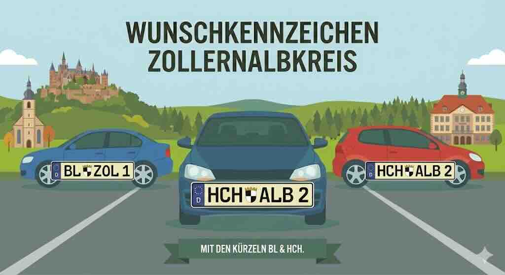 Wunschkennzeichen im Zollernalbkreis
