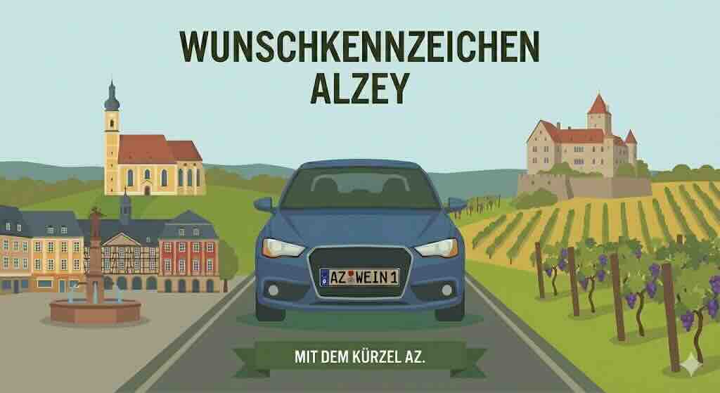Wunschkennzeichen in Alzey