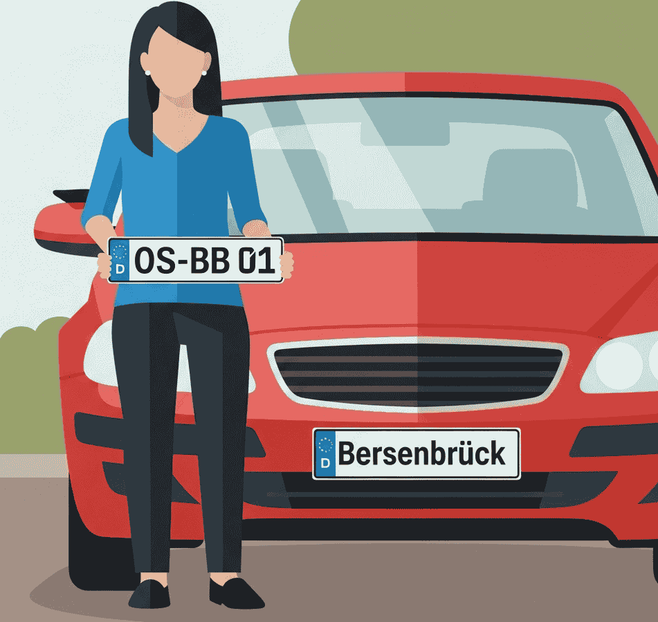 Wunschkennzeichen in Bersenbrück