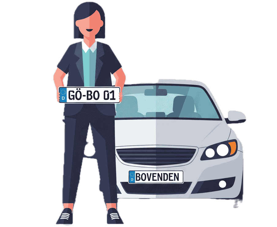 Wunschkennzeichen in Bovenden