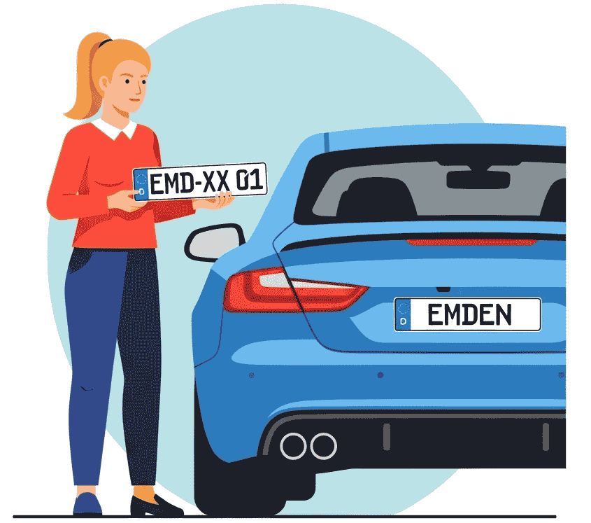 Wunschkennzeichen in Emden