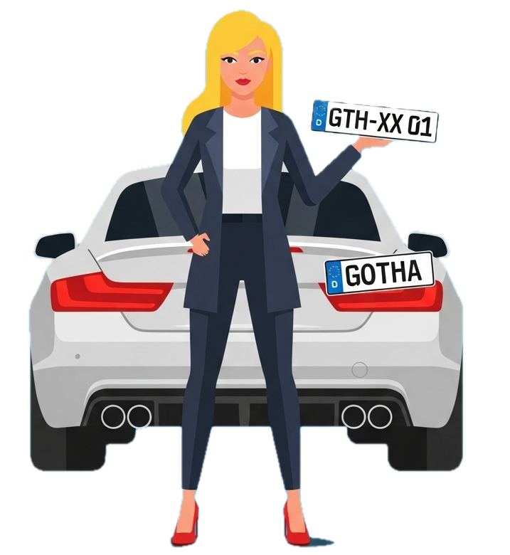 Wunschkennzeichen in Gotha