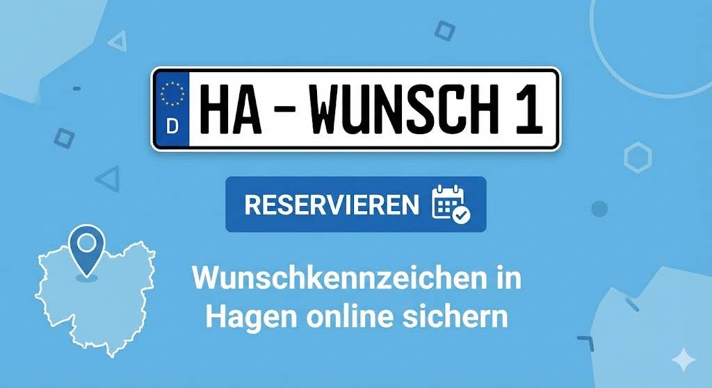 Wunschkennzeichen in Hagen