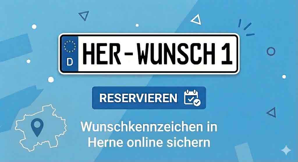 Wunschkennzeichen in Herne