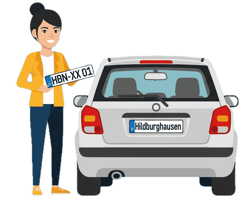 Wunschkennzeichen in Hildburghausen