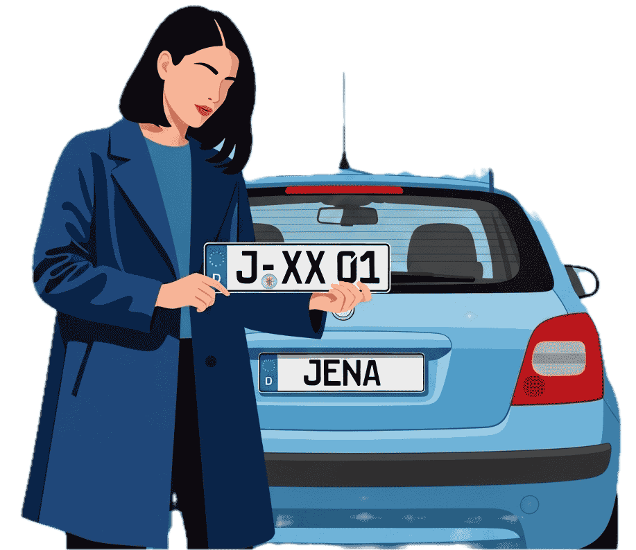 Wunschkennzeichen in Jena