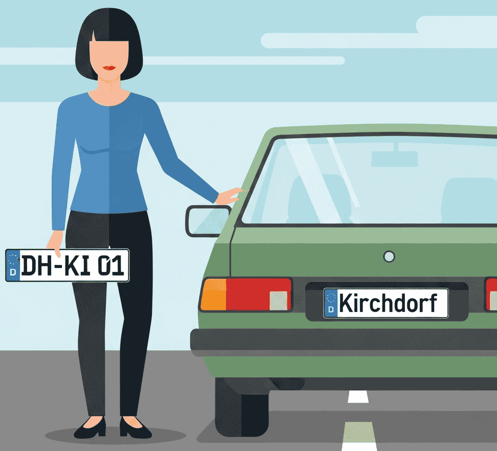 Wunschkennzeichen in Kirchdorf