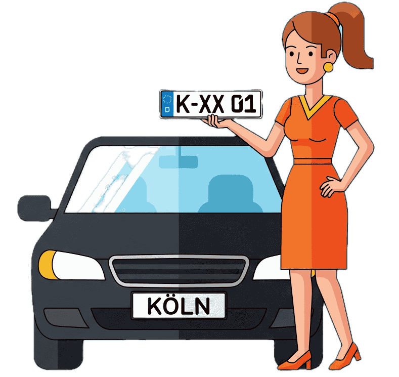 Wunschkennzeichen in Köln