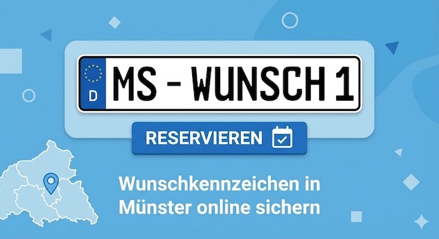 Wunschkennzeichen in Münster