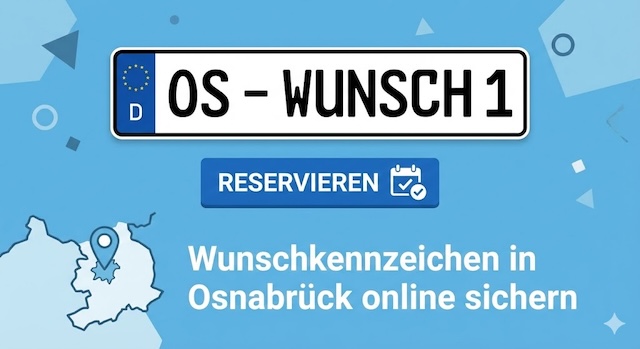 Wunschkennzeichen in Osnabrück