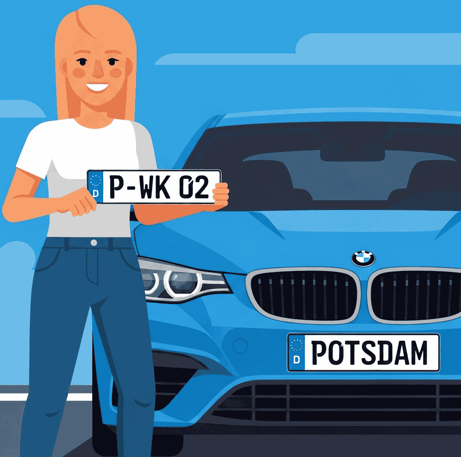 Wunschkennzeichen in Potsdam