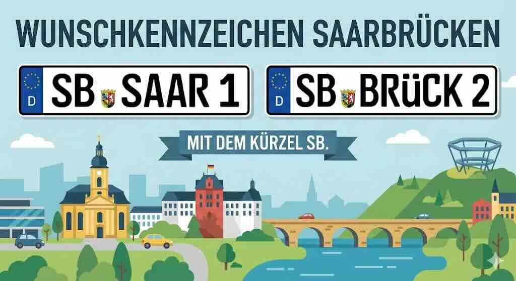 Wunschkennzeichen in Saarbrücken