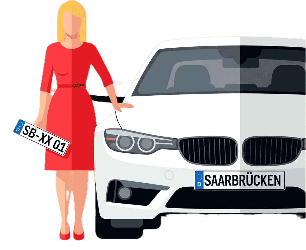 Wunschkennzeichen in Saarbrücken