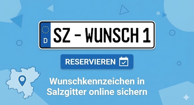 Wunschkennzeichen in Salzgitter