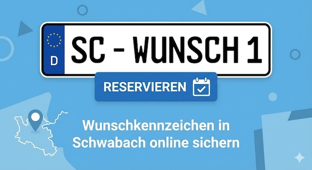 Wunschkennzeichen in Schwabach