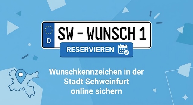 Wunschkennzeichen in Schweinfurt
