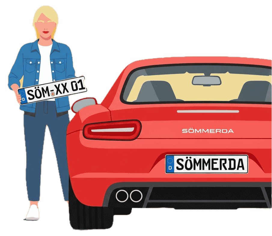 Wunschkennzeichen in Sömmerda