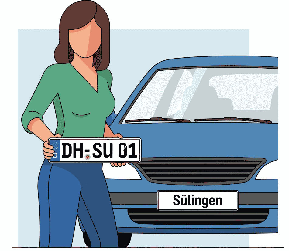 Wunschkennzeichen in Sulingen