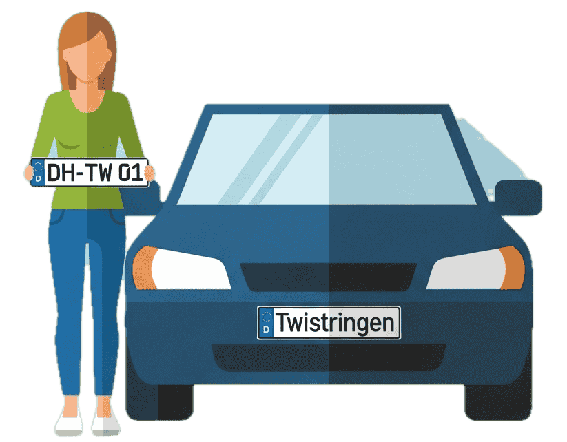 Wunschkennzeichen in Twistringen