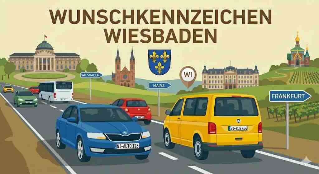 Wunschkennzeichen in Wiesbaden