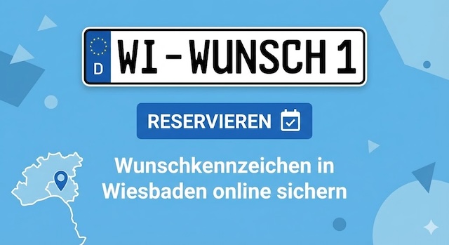 Wunschkennzeichen in Wiesbaden