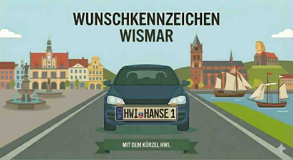 Wunschkennzeichen in Wismar