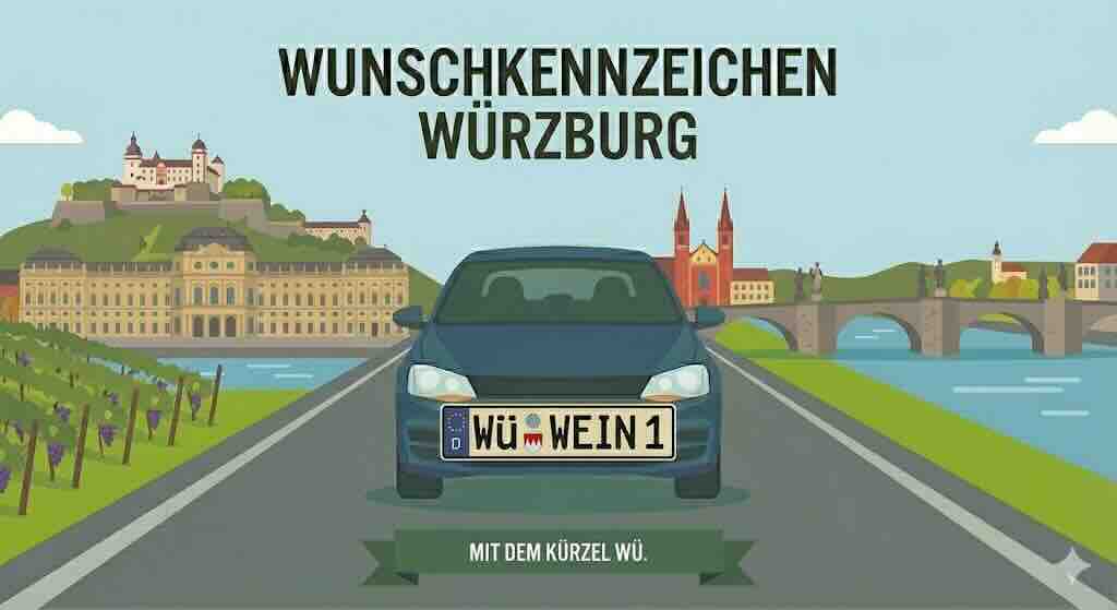 Wunschkennzeichen in Würzburg