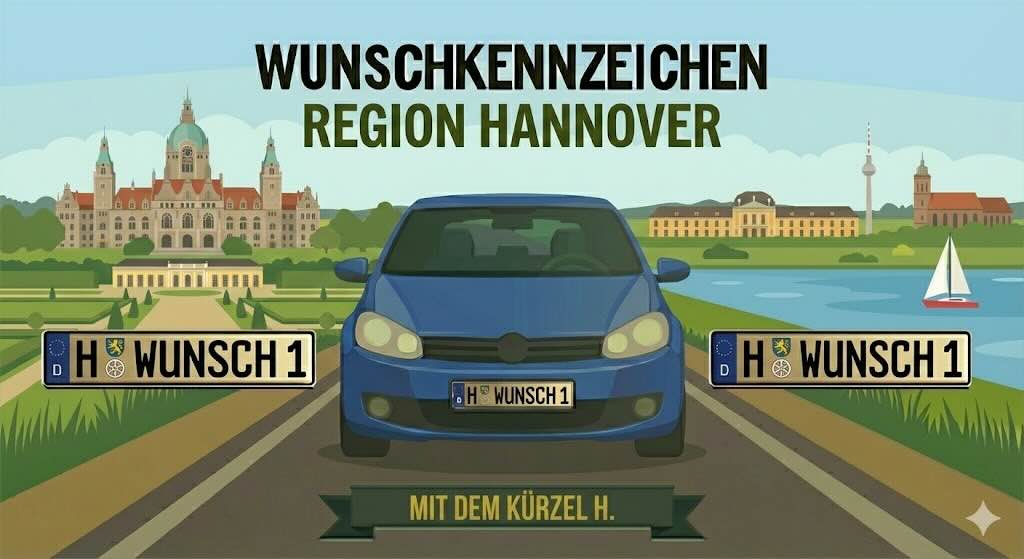 Wunschkennzeichen in der Region Hannover