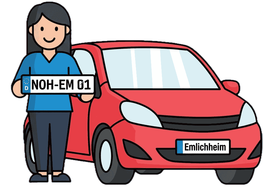 Wunschkennzeichenreservierung - Emlichheim
