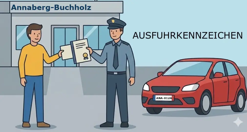 Ausfuhrkennzeichen in Annaberg-Buchholz