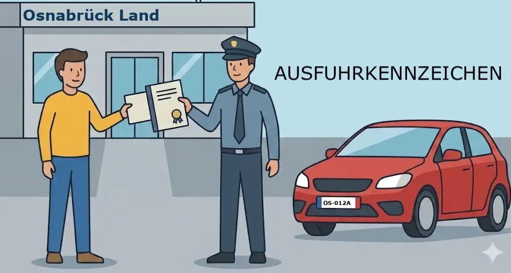 Ausfuhrkennzeichen in Osnabrück (Land)