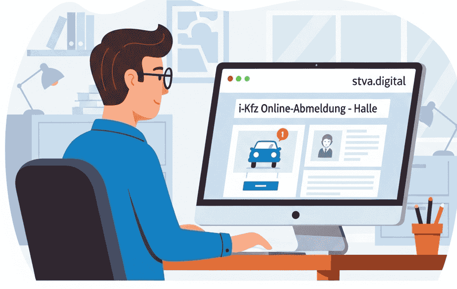 i-Kfz Online-Abmeldung - Halle