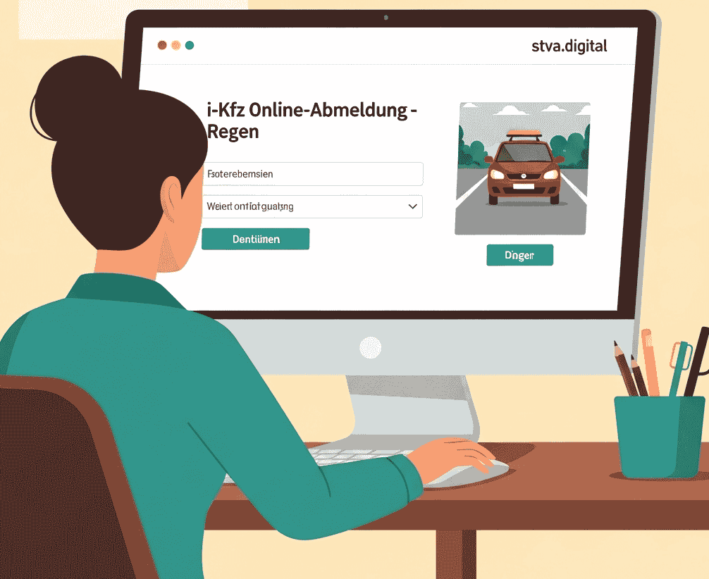 i-Kfz Online-Abmeldung - Regen