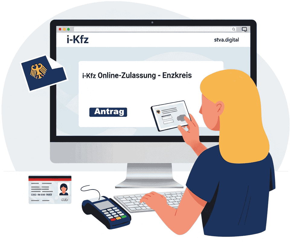 i-Kfz Online-Zulassung im Enzkreis