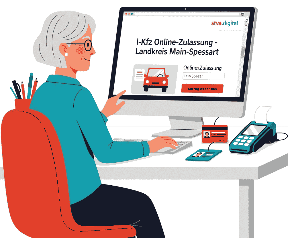 i-Kfz Online-Zulassung im Landkreis Main-Spessart