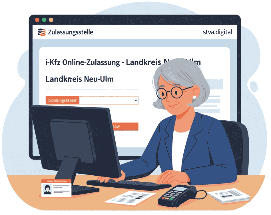 i-Kfz Online-Zulassung im Landkreis Neu-Ulm