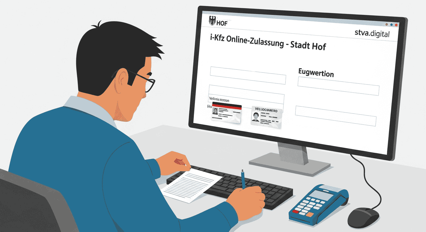 i-Kfz Online-Zulassung in Hof